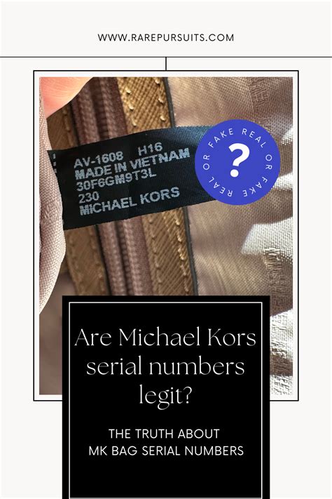 michael kors serial number lookup|michael kors serial number check.